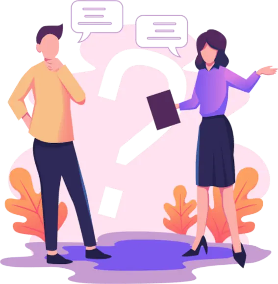 Illustrating one of Sanu Foods` team members telling a potential client why he should buy from Sanu.
